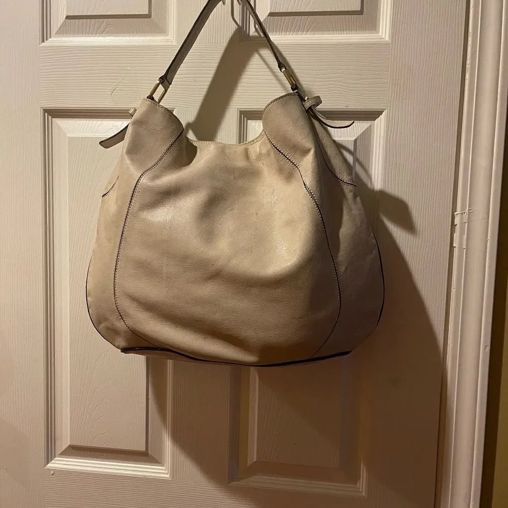 Talbots leather beige